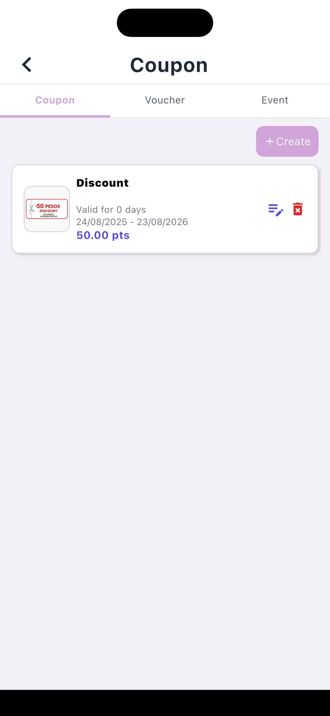 Merchant App Screenshot